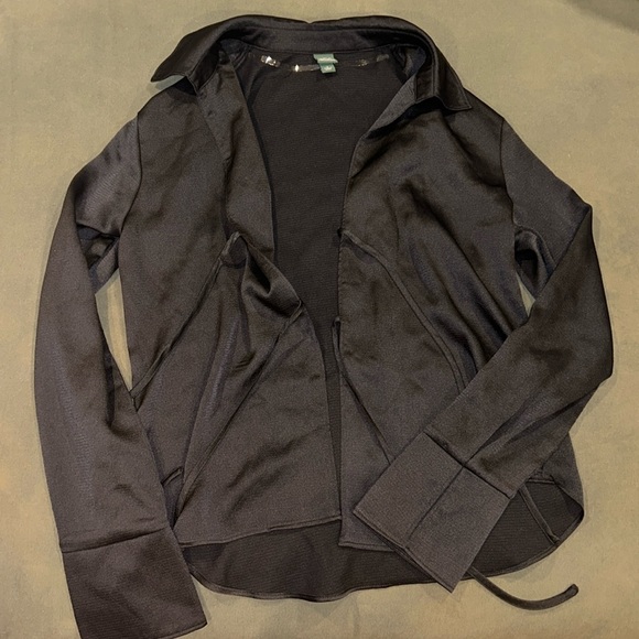 Size small Wild Fable silk bow tie blouse - Picture 3 of 8